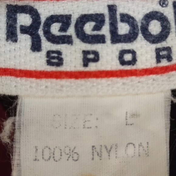 Vintage 90s Reebok Men's 1/4 Zip Hooded Pullover Windbreaker Jacket Size XL - Picture 11 of 11